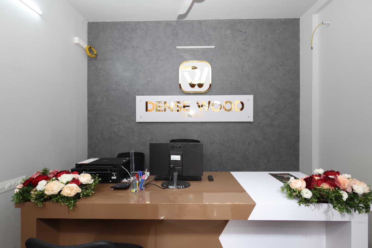 Dense Wood Workspace